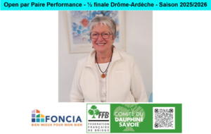 Open par Paire Performance - ½ finale Drôme-Ardèche