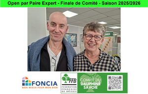 Open par Paire Expert - Finale de Comité