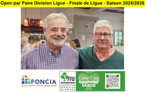 Open par Paire Division Ligue - Finale de Ligue
