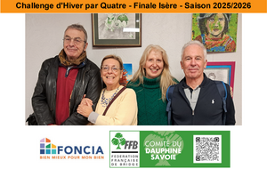 Challenge d'Hiver par Quatre - Finale Isère