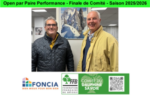 Open par Paire Performance - Finale de Comité