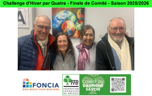 Challenge d'Hiver par Quatre - Finale de Comité
