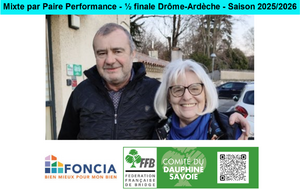 Mixte par Paire Performance - ½ finale Drôme-Ardèche