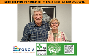 Mixte par Paire Performance - ½ finale Isère
