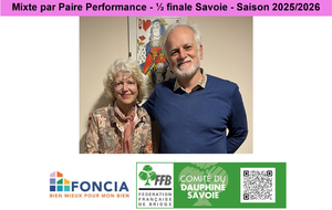 Mixte par Paire Performance - ½ finale Savoie