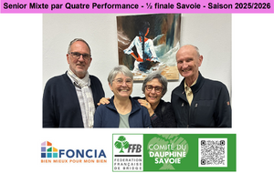 Senior Mixte par Quatre Performance - ½ finale Savoie