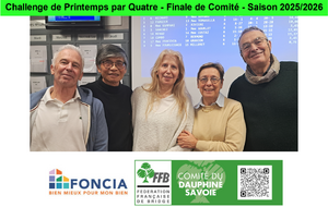 Challenge de Printemps par Quatre - Finale de Comité