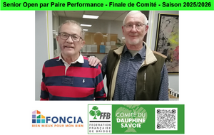 Senior Open par Paire Performance - Finale de Comité