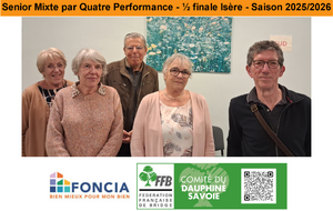 Senior Mixte par Quatre Performance - ½ finale Isère
