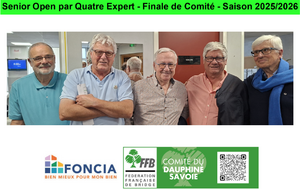 Senior Open par Quatre Expert - Finale de Comité
