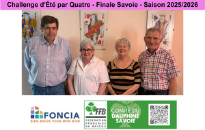 Challenge d'Été par Quatre - Finale Savoie