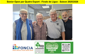 Senior Open par Quatre Expert - Finale de Ligue