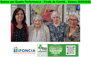 Dames par Quatre Performance - Finale de Comité