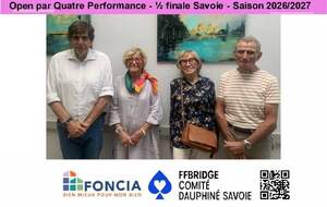 Open par Quatre Performance - ½ finale Savoie