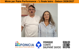 Mixte par Paire Performance - ½ finale Isère