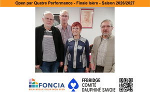 Open par Quatre Performance - Finale Isère