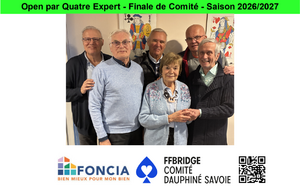 Open par Quatre Expert - Finale de Comité
