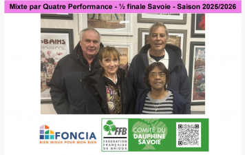 Mixte par Quatre Performance - ½ finale Savoie