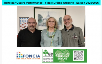 Mixte par Quatre Performance - Finale Drôme-Ardèche