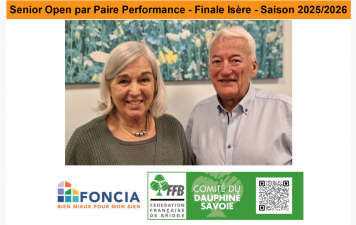 Senior Open par Paire Performance - Finale Isère