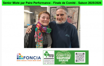 Senior Mixte par Paire Performance - Finale de Comité