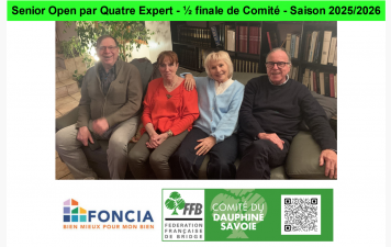 Senior Open par Quatre Expert - ½ finale de Comité