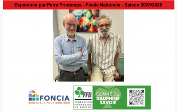 Espérance par Paire Printemps - Finale Nationale