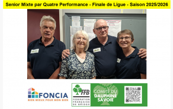 Senior Mixte par Quatre Performance - Finale de Ligue