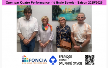 Open par Quatre Performance - ½ finale Savoie