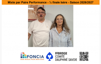 Mixte par Paire Performance - ½ finale Isère