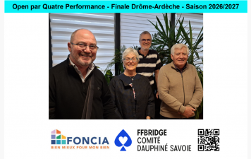 Open par Quatre Performance - Finale Drôme-Ardèche