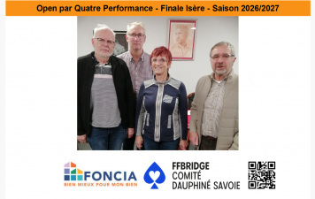 Open par Quatre Performance - Finale Isère