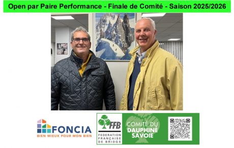 Open par Paire Performance - Finale de Comité