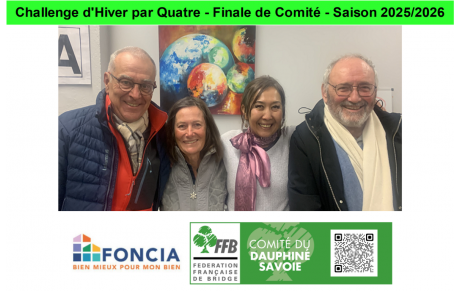 Challenge d'Hiver par Quatre - Finale de Comité
