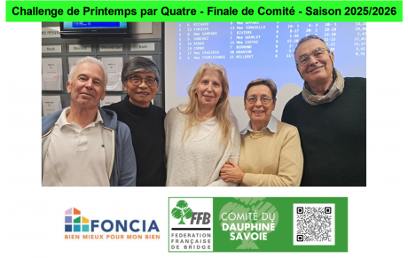 Challenge de Printemps par Quatre - Finale de Comité