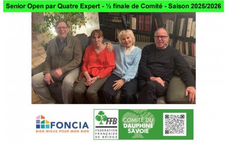 Senior Open par Quatre Expert - ½ finale de Comité