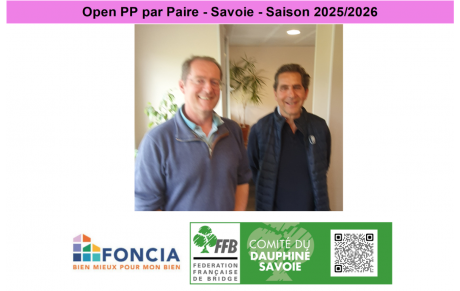 Open PP par Paire - Savoie