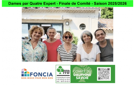 Dames par Quatre Expert - Finale de Comité