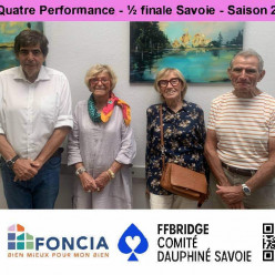 Open par Quatre Performance - ½ finale Savoie