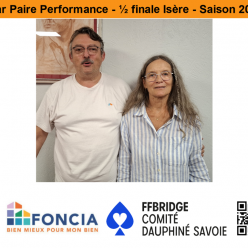 Mixte par Paire Performance - ½ finale Isère